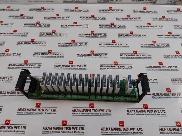 Dataforth Scmpb01 16 Channel Backpanel With Modules Scm5B47, Scm5B34, Scm5B41