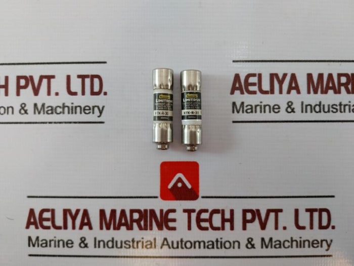 Bussmann Ktk-r-30 Current Limiting Class Cc Fuse 600Vac Ir 200Ka