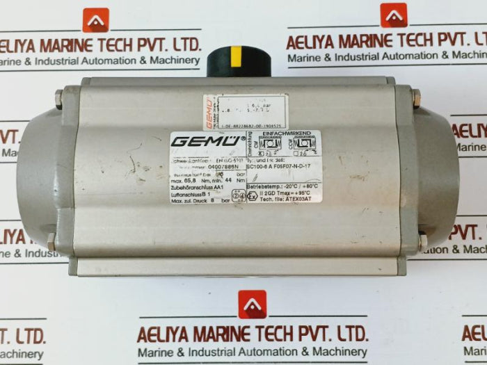 Gemu Sc100-6 A F05F07-n-d-17 Swivel Drive Pneumatic Operated Valve, Dn80, 8 Bar