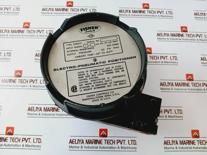 Fisher Controls 3590St Electro-pneumatic Valve Positioner