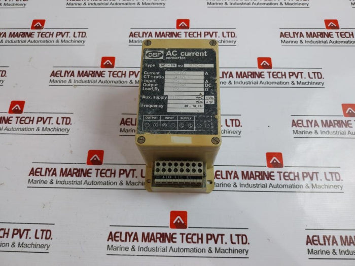 Deif Aci-3N Ac Current Converter, 0-1500A, 4-20Ma Output, 220V Ac