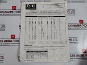 Dbi Sala 1240706 Shock-absorbing Cable Lanyard Snap Hook Anchor And Harness Connector 6Ft Length