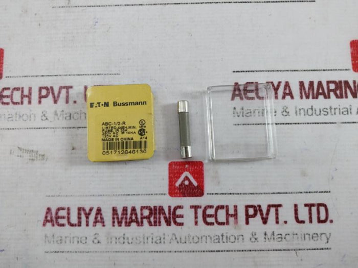 Lot Of 5X Eaton Bussmann Fast Acting Cartridge Fuse 250V Ac 1/2A 10Ka Ir 35A