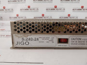 Jigo S-240-24 Switching Mode Power Supply 100-120Vac 3.5A 50/60Hz