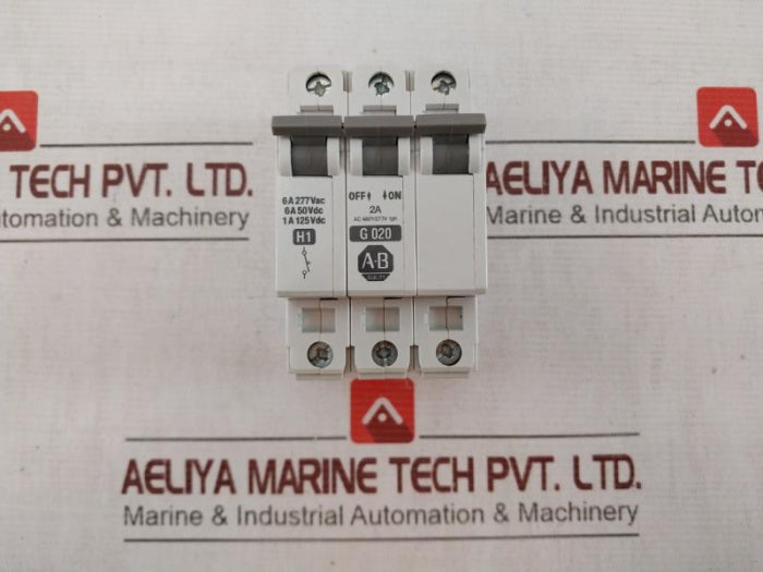 Allen-bradley G020 Circuit Breaker 1492-acb Ser:B Ac420V, Ac300V 25A