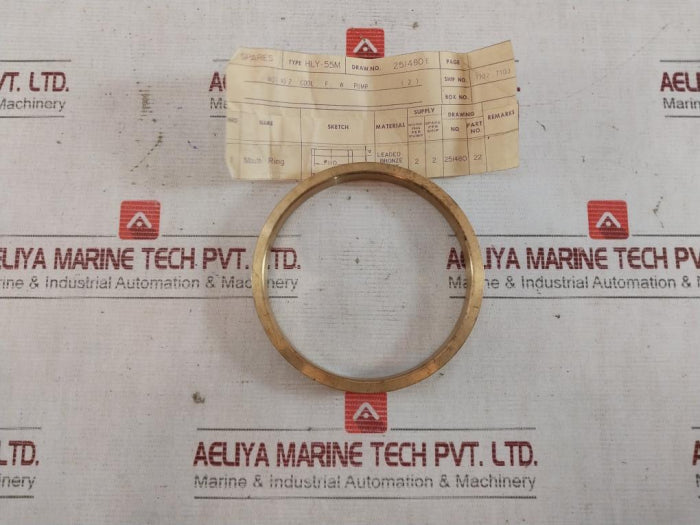 Heishin Hly-55M Mouth Ring For Cool F.W. Pump 22, 251480 E