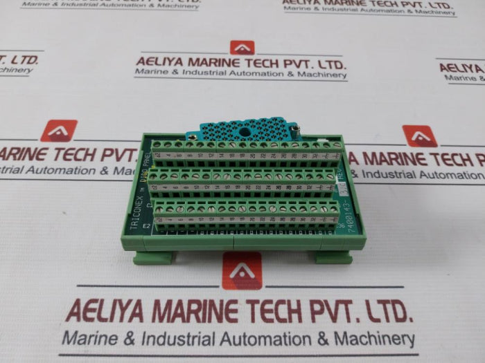 Triconex 7400143-310 Dido Panel W/ Phoenix Contact Terminal Block Rev A