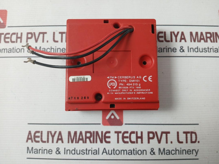 Cerberus Dm1151 Manual Call Point Wr6632