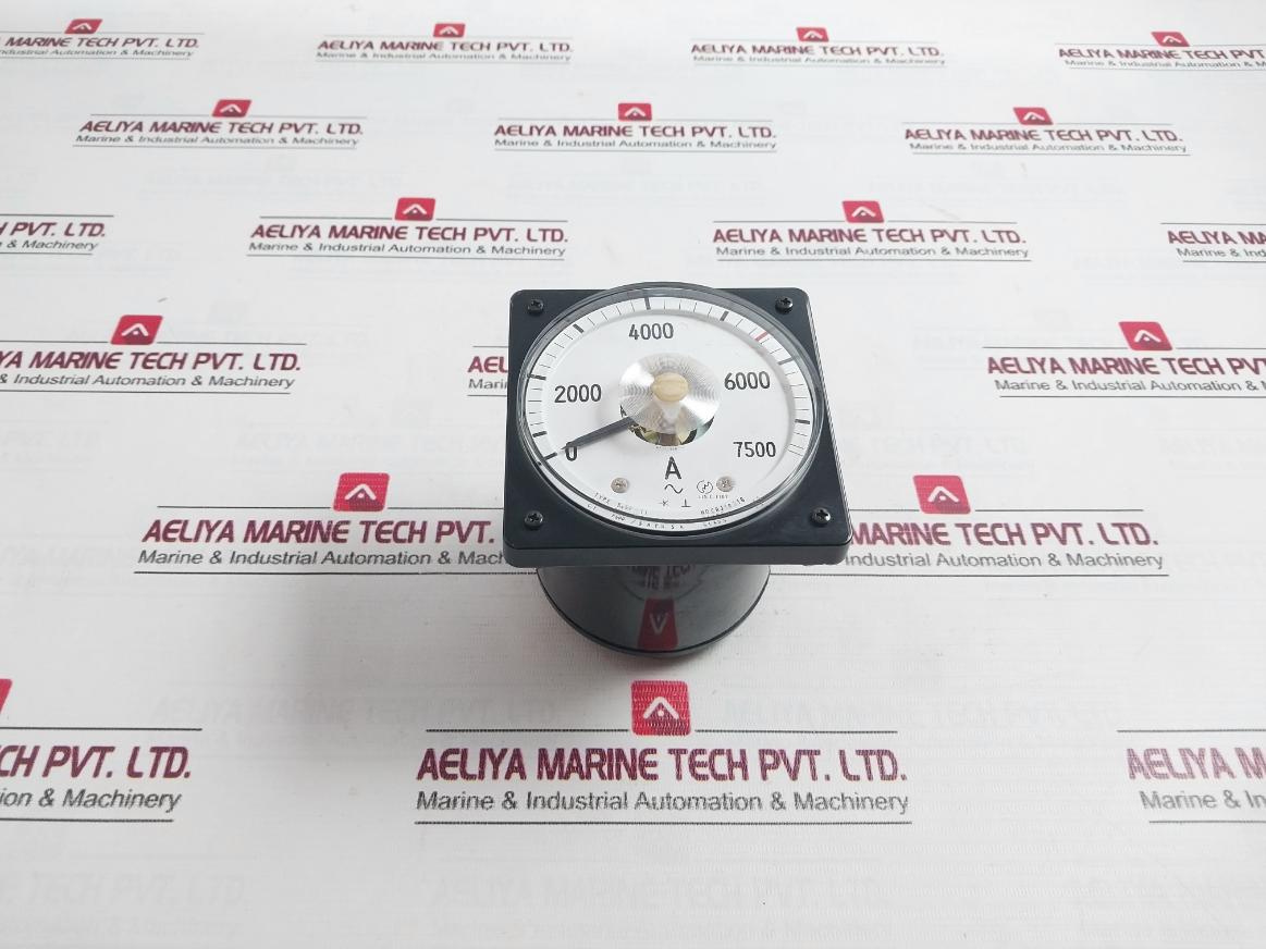 Toyo Keiki Sevf-11 Ammeter 0-7500A Chj19318 Class 1.5 Nh-265D