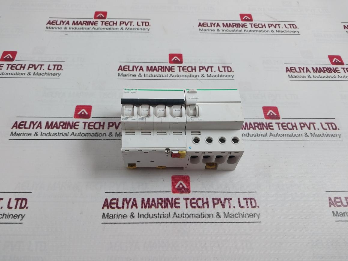 Schneider Electric Ic65N Miniature Circuit Breaker 400V 32A 30C