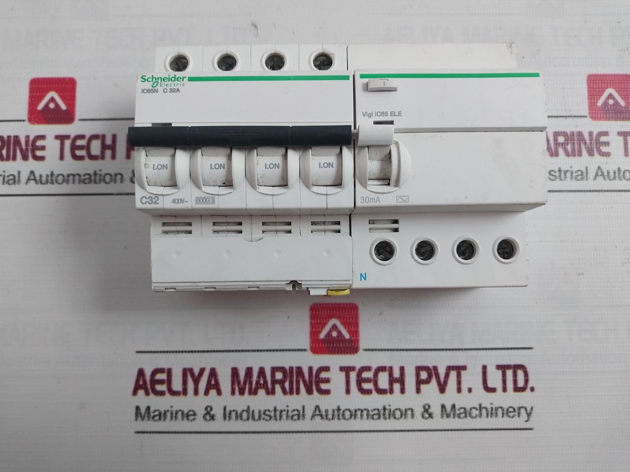 Schneider Electric Ic65N Miniature Circuit Breaker 400V 32A 30C