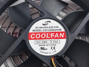 Sensdar Cd1225D24Hb Axial Fan Assembly Panel 80363001-001 Dc24V 0.20A Rev: C