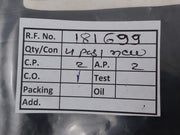 Hydril 1920057-506 Seal, Polipak Type Dimension: 14,25X0, 500In Rev: A2