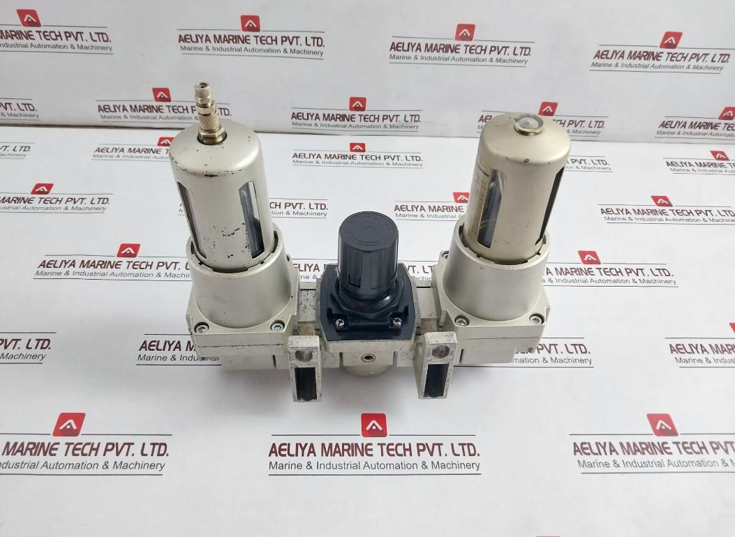 Nojpc Ar 5000 Pneumatic Filter Regulator Lubricator 0-150 Psi