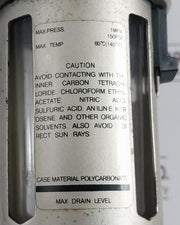 Nojpc Ar 5000 Pneumatic Filter Regulator Lubricator 0-150 Psi