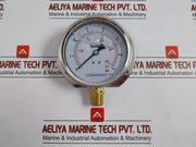 Grainger 0-100 Psi Oil Filled Pressure Gauge 0-7 Bar 100Mm