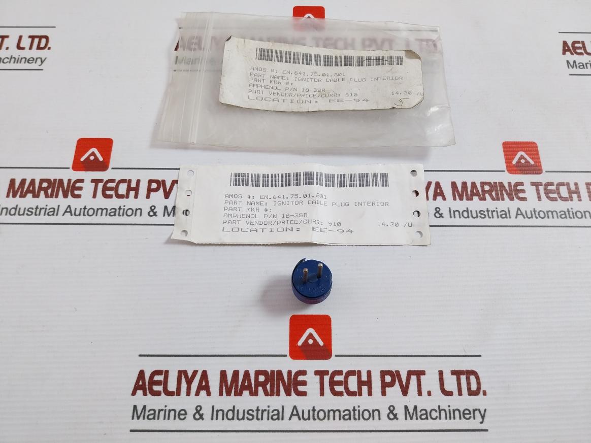 Lot Of 2X AMPHENOL 18-3PF Position Circular Connector Insert