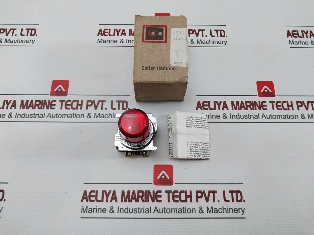 10250T181N Pushbutton With Cylinder Lock Operator By Eaton 120Vac New