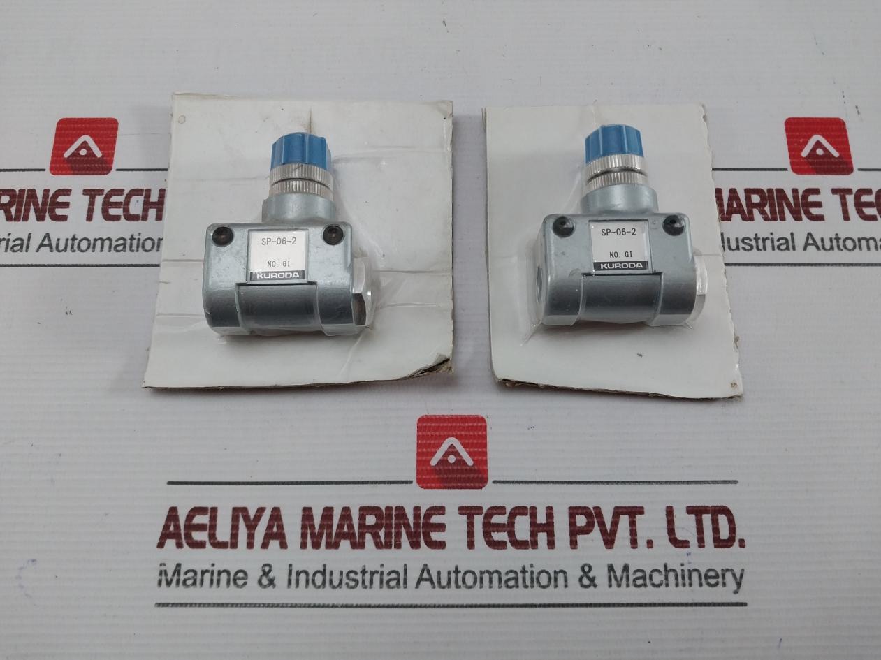 Kuroda Pneumatic Flow Control Valve Sp-06-2