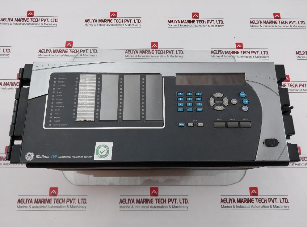 Part No: T60uj3hkhf8nh6dm8lp67u67wxx, 300v Ge Multilin T60 Transformer Protection System