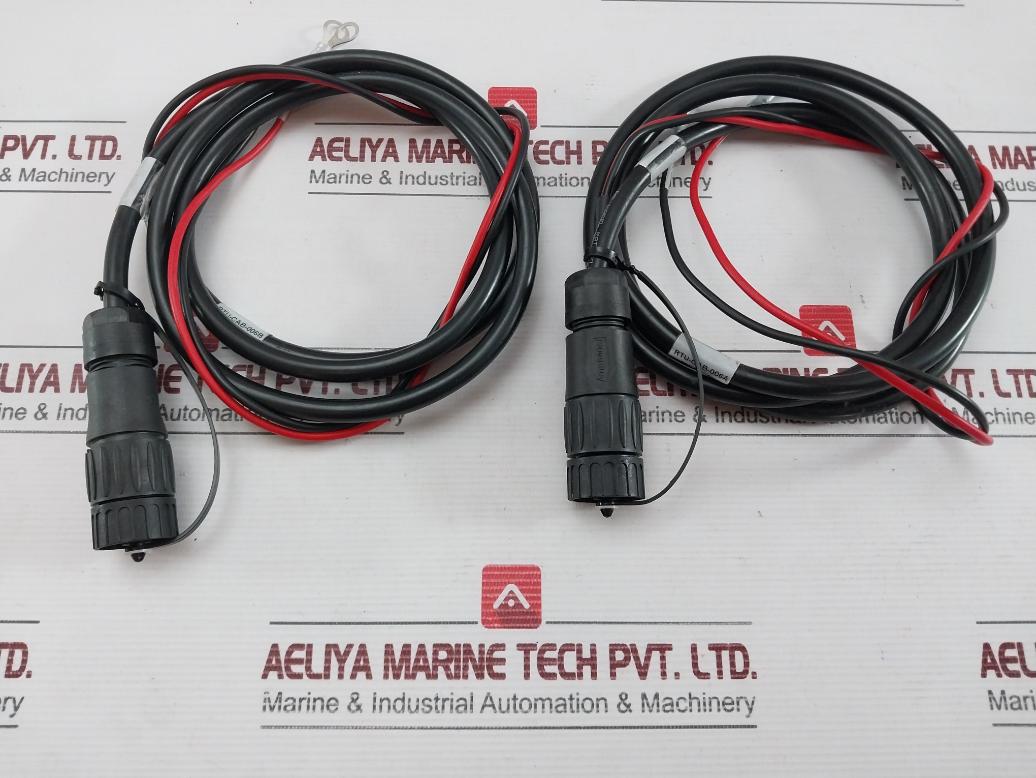Circular Connector Cable With Threaded Coupling Set Amphenol Rtu-Cab-006a Condition New