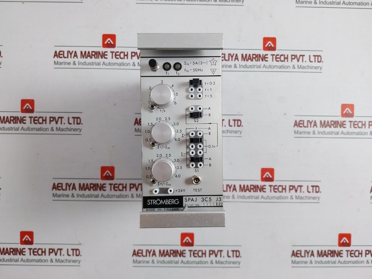 Abb Overcurrent Relay Spaj 3C5 J3  50/60 Hz
