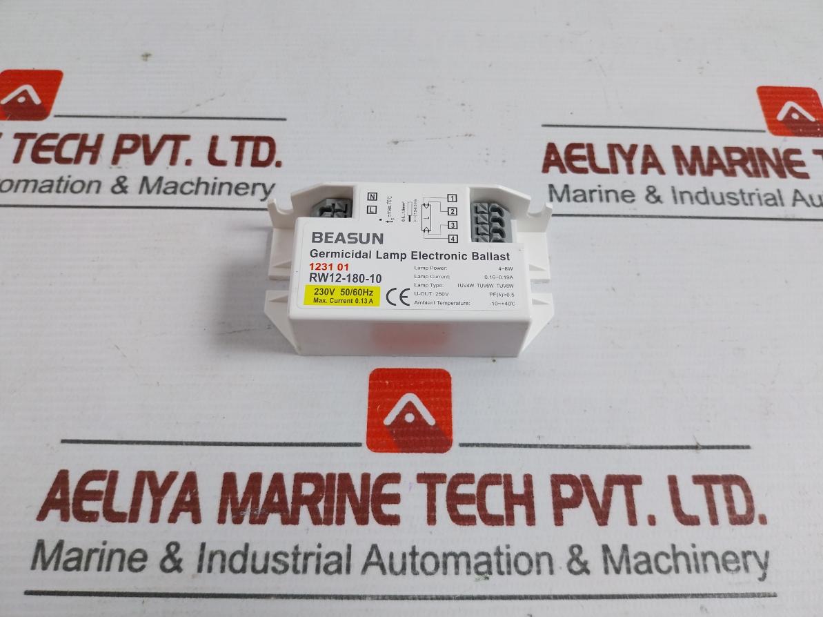 Rw12-180-10 Germicidal Lamp Electronic Ballast 230V 4-8W - Beasun