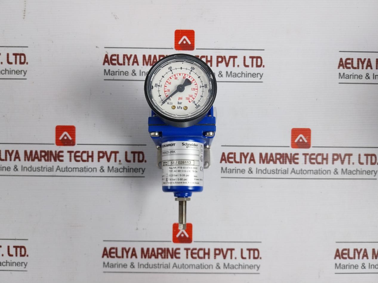 Eckardt Filter Regulator Supply-0-6 Bar/0-90 Psi Frs923-2Rk