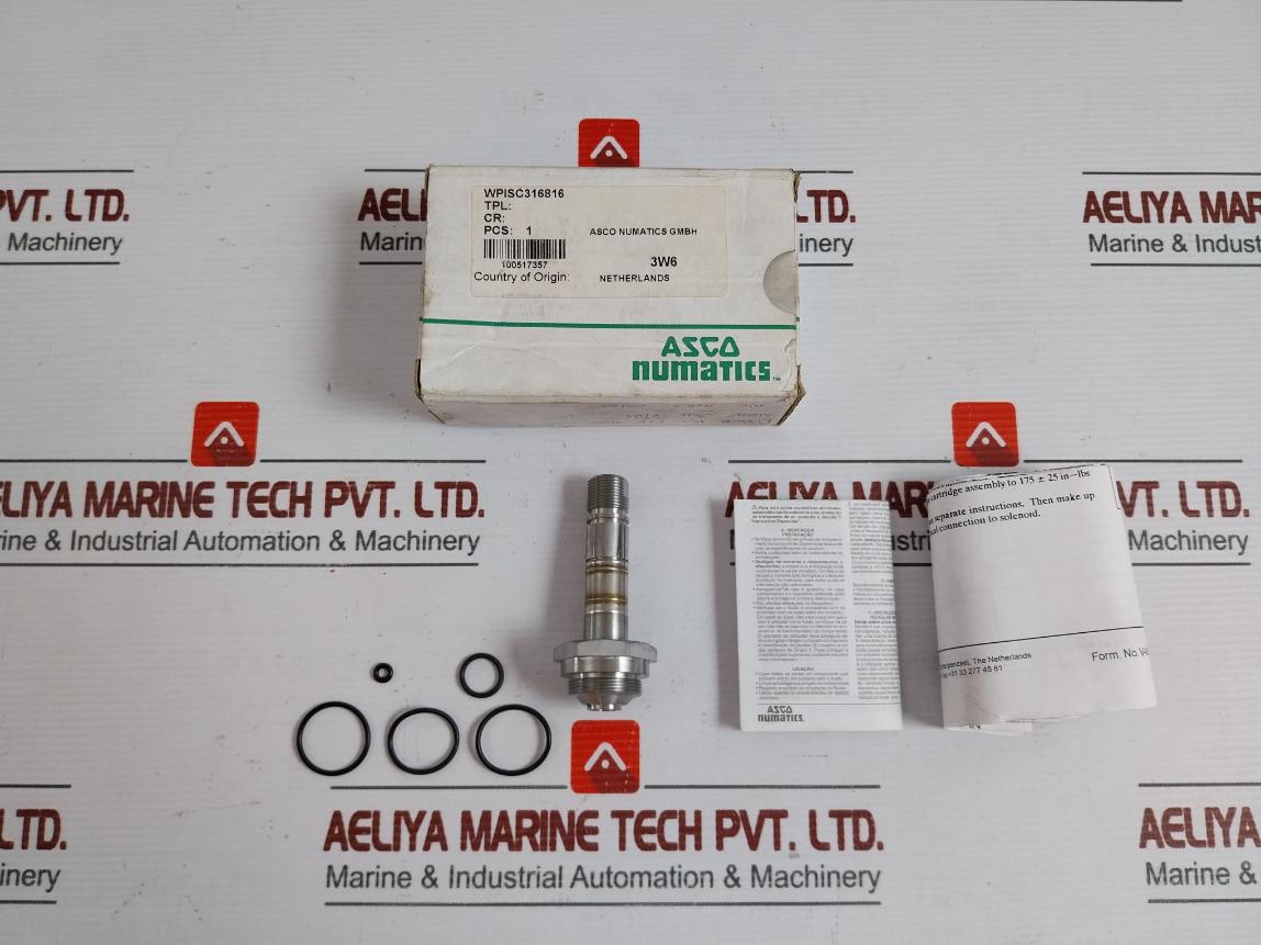 Solenoid Valve Repair Kit Asco Numatics Wpisc316816 3 Way