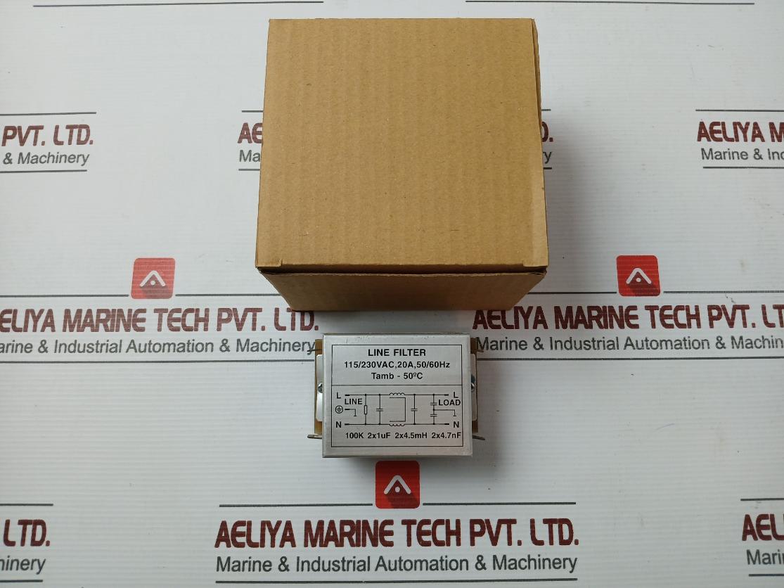 Tamb - 50˚C Line Filter 115/230Vac,20A,50/60Hz