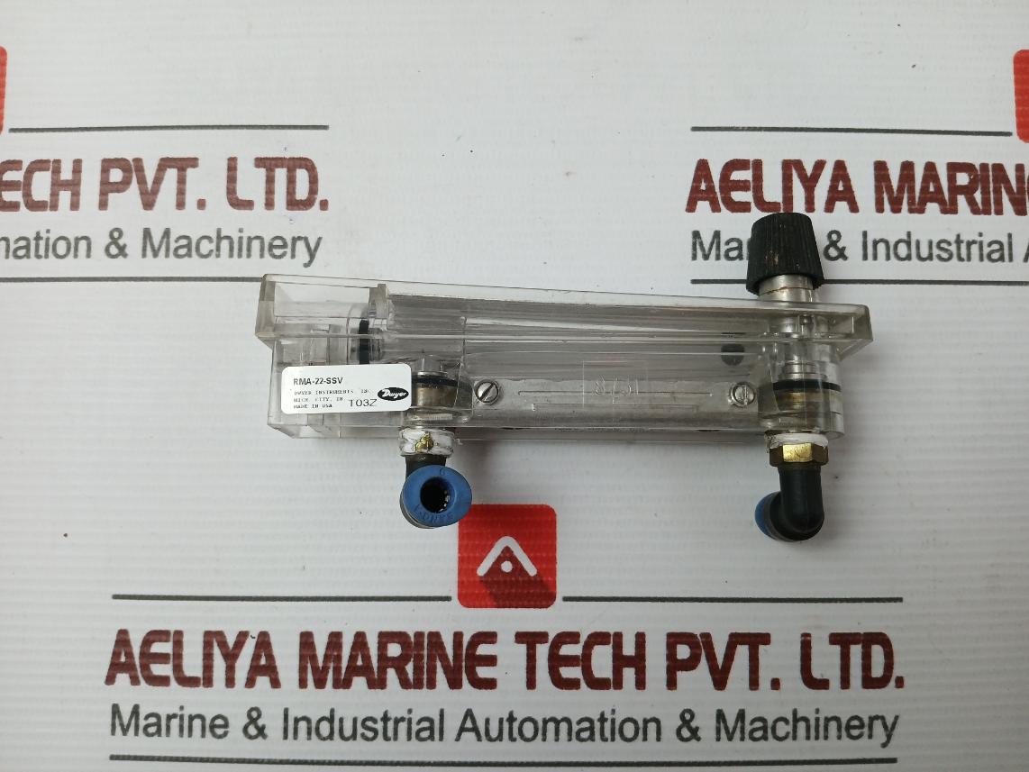 Used Condition Dwyer Rma-22-ssv Rate-master Flowmeter 0 To 25 I/Min Air
