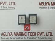 Lot Of 2X Europa White Light Rocker Switch 250Vac T120/55