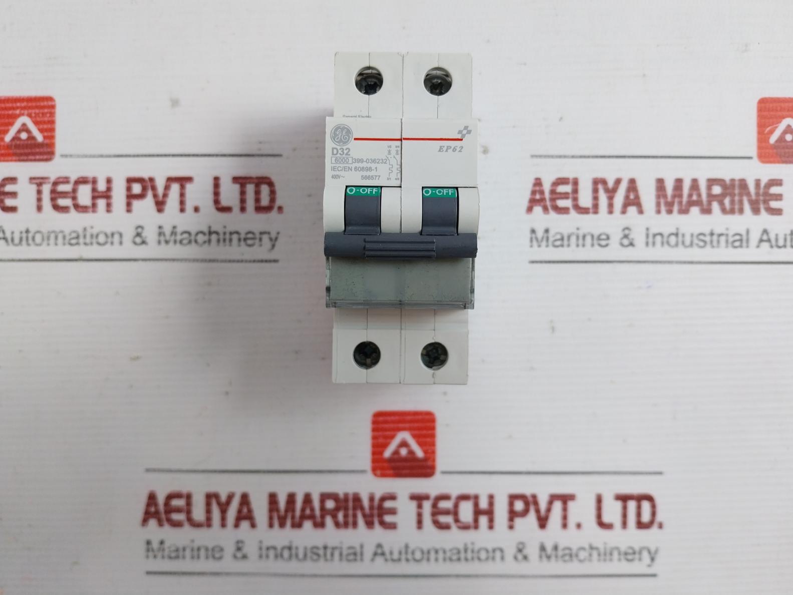 General Electric 399-036232 Din Rail Mount Circuit Breaker Ep62