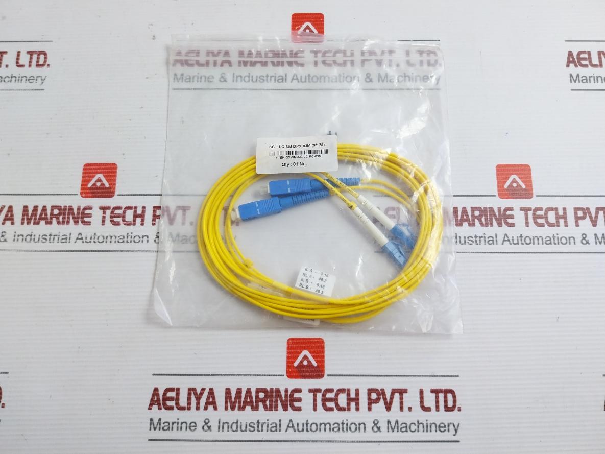New Sc-lc Sm Dpx 03M (9/125) Fiber Patch Cable R0176-74
