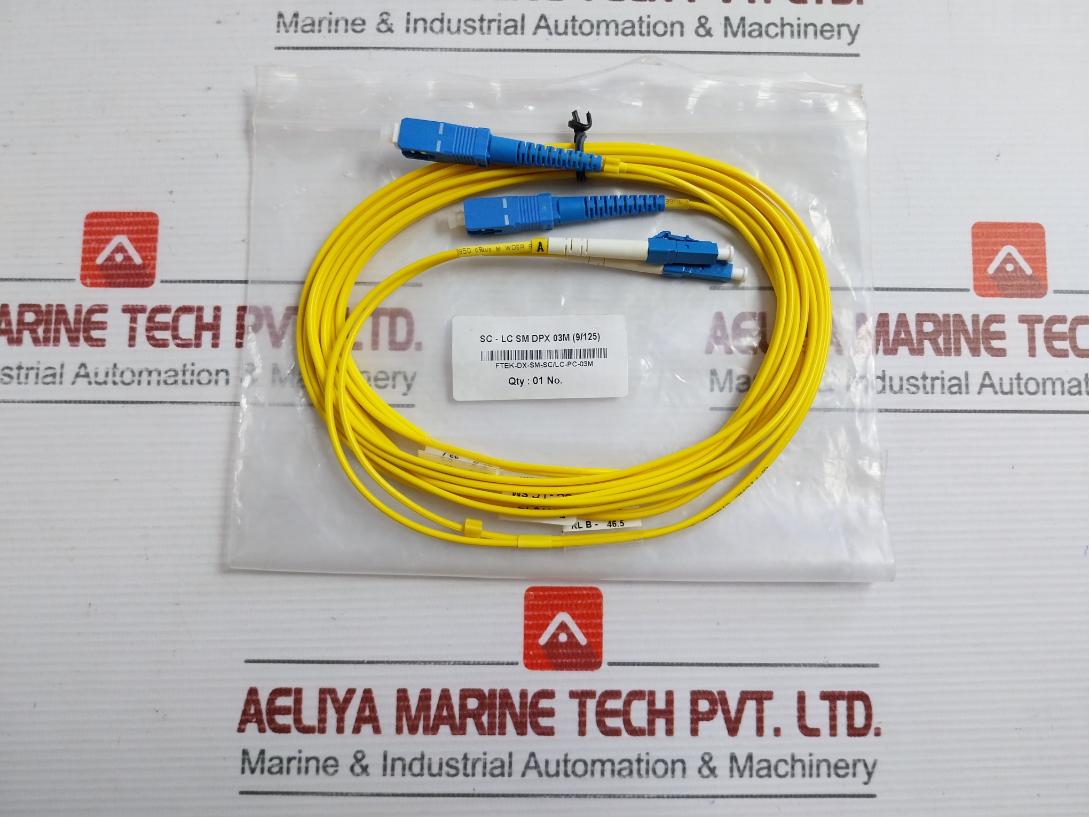 New Sc-lc Sm Dpx 03M (9/125) Fiber Patch Cable R0176-74