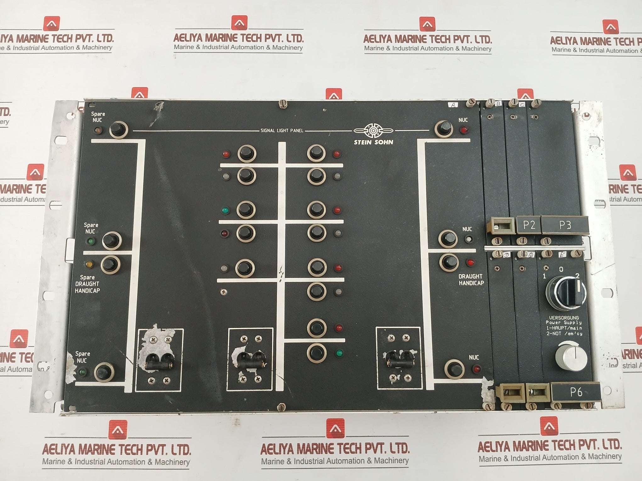 Ac240V Dc65V H.M. Stein 91/0201-a007.1 Signal Light Panel