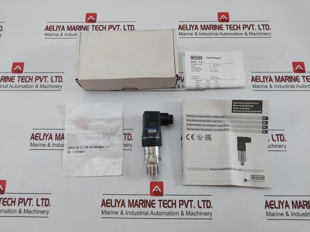 S-20 Pressure Transmitter By Wika 0-100bar