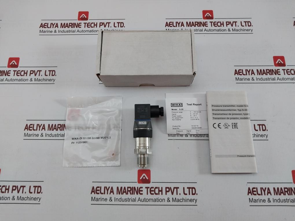 S-20 Pressure Transmitter 0-160 Bar Rel - Wika