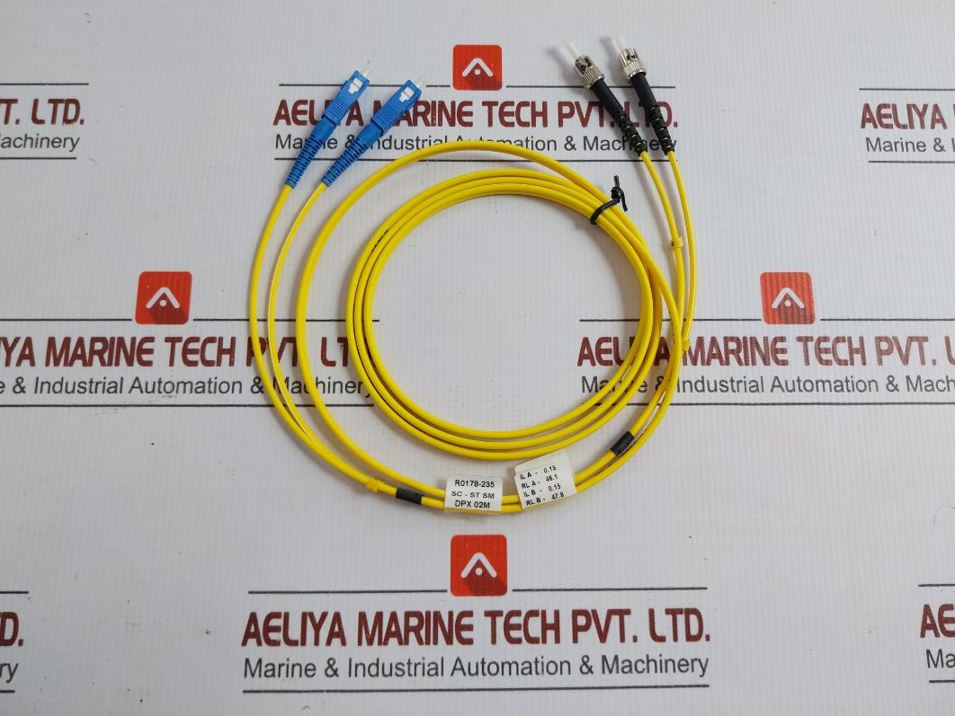 Duplex Fiber Optic Cable Ftek-Dx-Sm-Sc/St-Pc-02m Sc-St Sm Dpx 02m (9/125) Condition In New