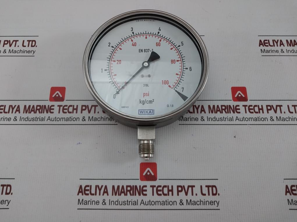230.20.160 Pressure Gauge 0-100Psi -wika