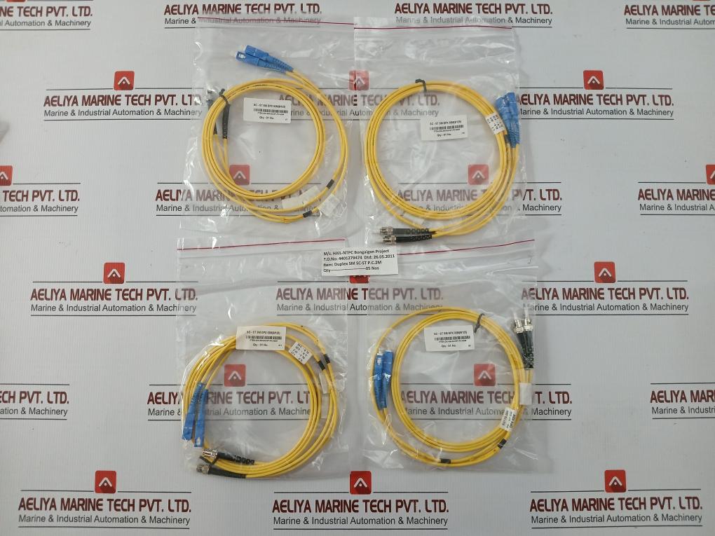Fiber Optic Patch Cable Set Ftek-dx-sm-sc/St-pc-02M -new