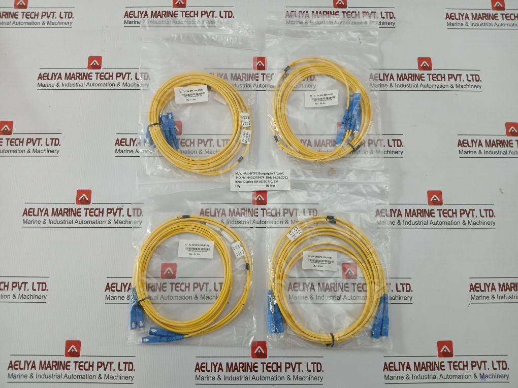 270 Gm Fiber Optic Patch Cable Ftek-dx-sm-sc/Sc-pc-03M Duplex Sm Sc-sc P.C. 3M