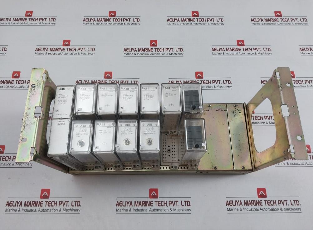 High Impedance Diff Relay Abb In 7417 3001-cb  3-ph 110V Dc (Incomplete)