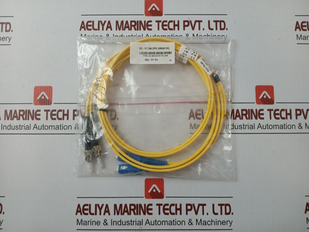 Fiber Optic Cable Sc-st Sm Dpx 02M (9/125)