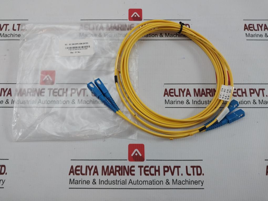 Duplex Fiber Optic Cable Set Ftek-dx-sm-sc/Sc-pc-03M Singlemode