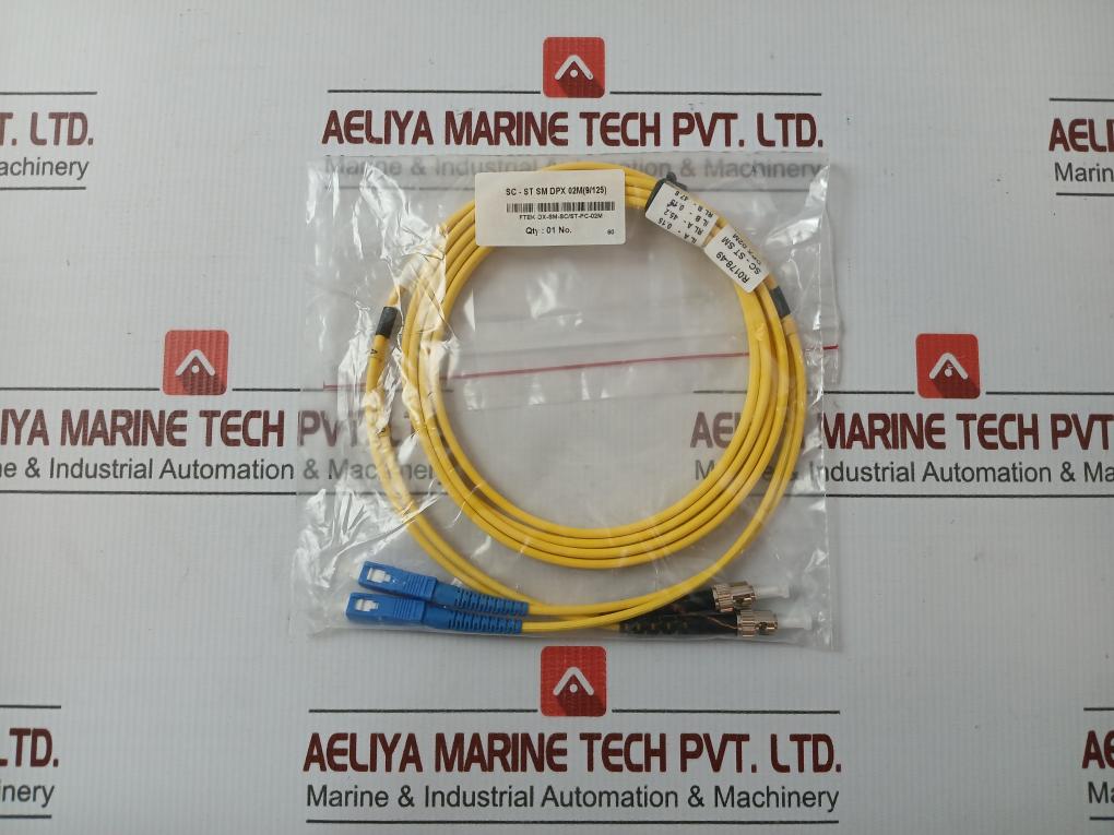 Part Number In Sc-St Sm Dpx 02m (9/125) Fiber Optic Cable  New Condition