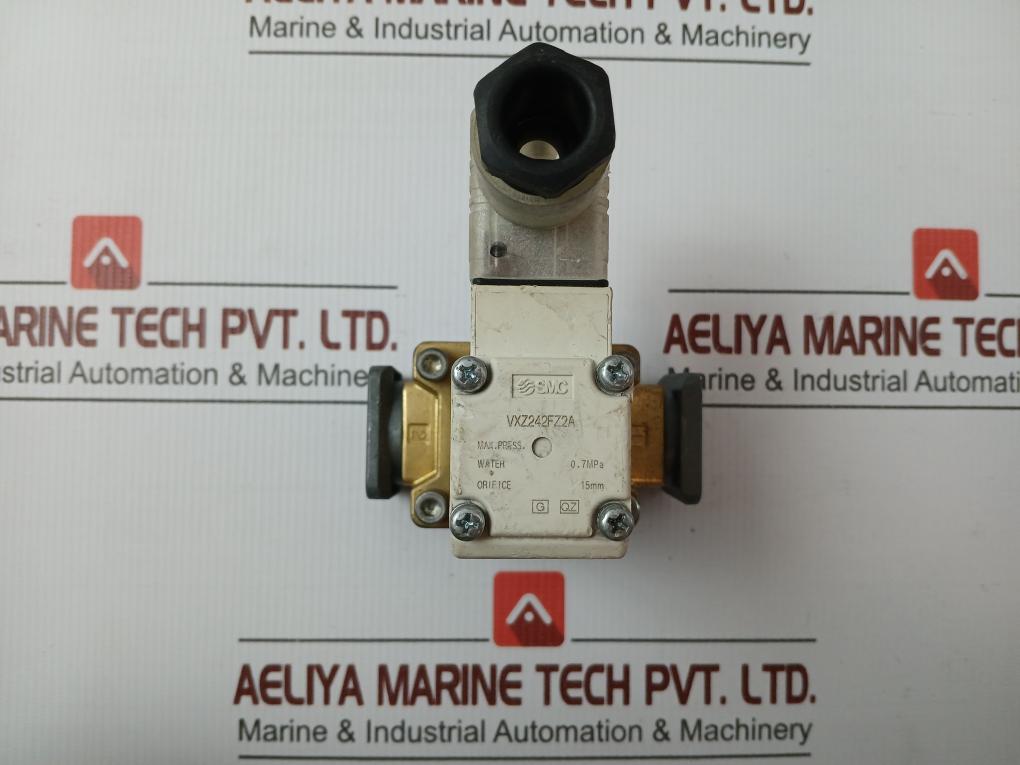 Solenoid Valve Vxz242fz2a Smc 10.5w/Dc24v Condition In Used