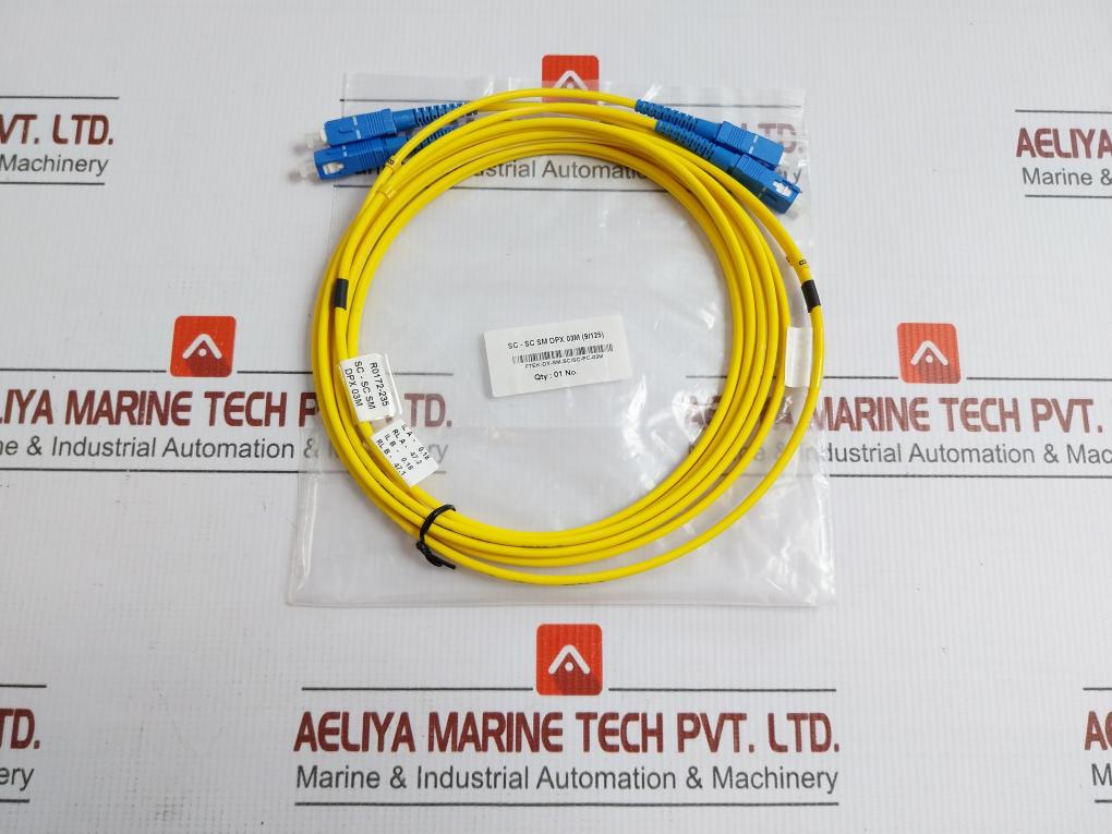 New Ftek-dx-sm-sc/Sc-pc-03M Sc-sc Sm Dpx 03M (9/125) Fiber Patch Cable