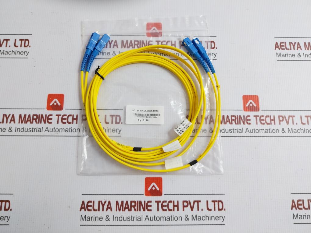 Fiber Optic Patch Cable Ftek-dx-sm-sc/Sc-pc-03M Sc-sc Sm Dpx 03M (9/125) 60 Gm