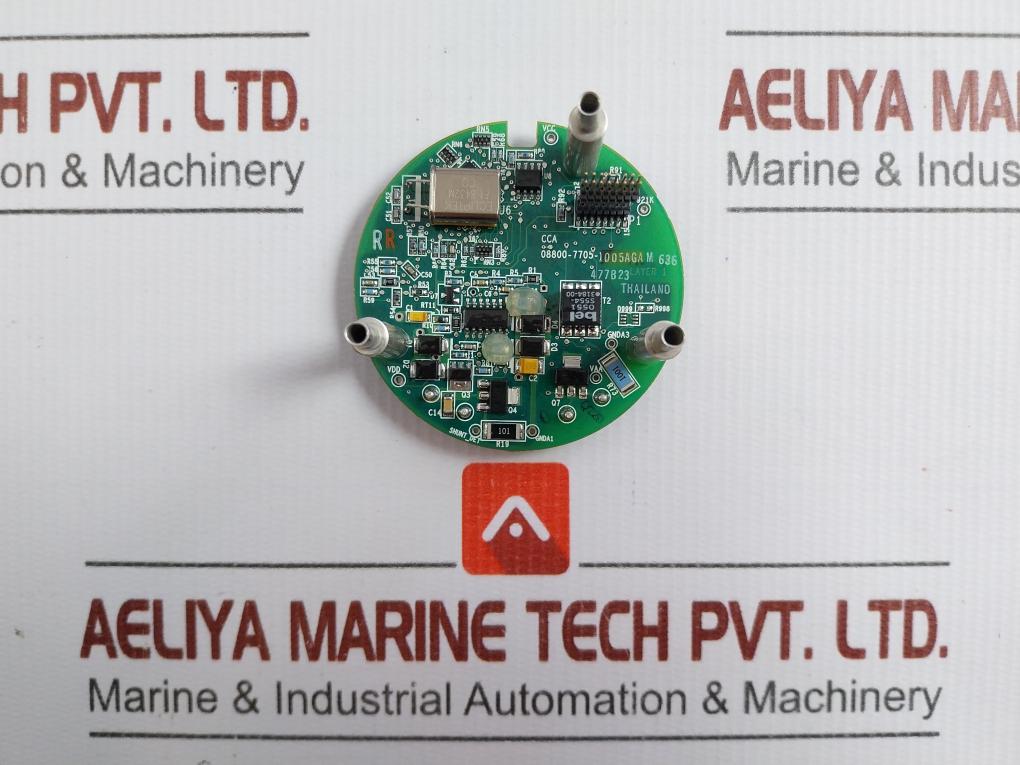 Used Condition Pwb 08800-7704-0002 Vortex Flowmeter Pcb - Rosemount